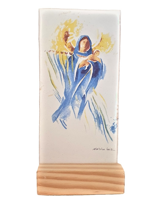 Azulejo com fundo branco